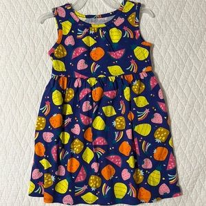 NEW! Girls 3T Summer Sleeveless Dress 100% Cotton